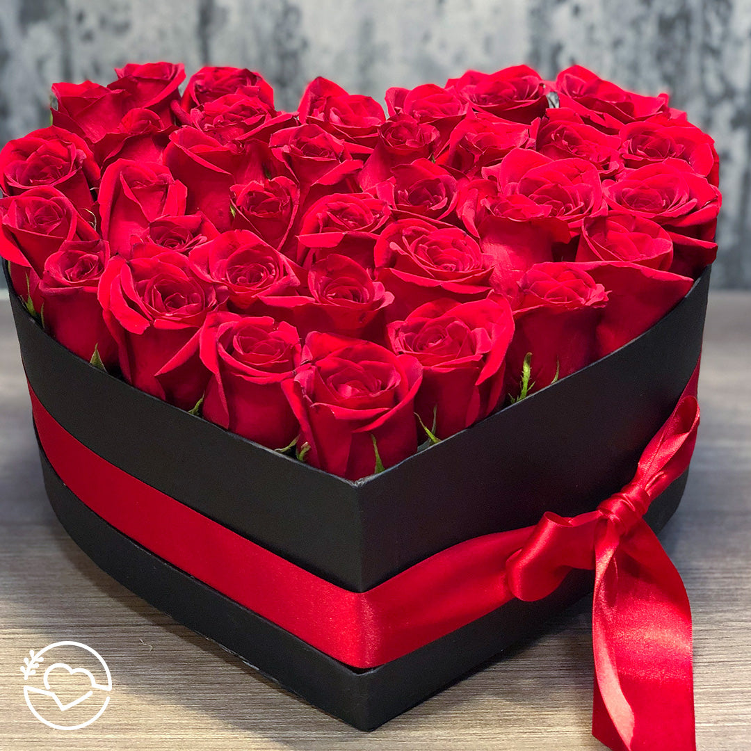 Corazon de rosas